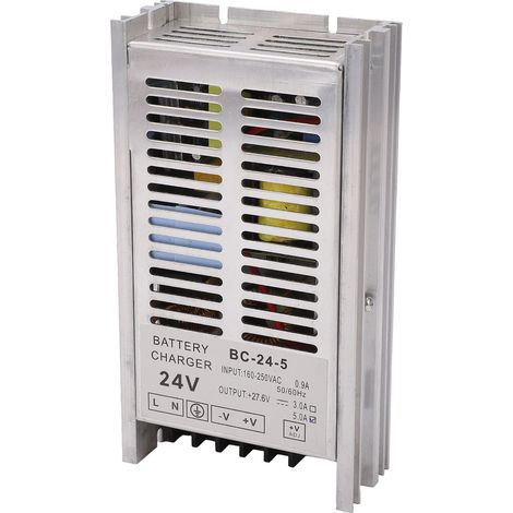 Chargeur de groupe électrogène à courant constant et charge rapide, en alliage d'aluminium, pour batterie de générateur 160-250 V CC 24 V (1/5)