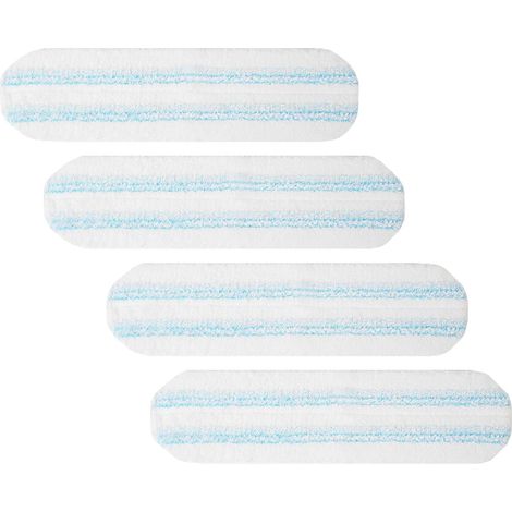 Tampons de rechange pour balais plats O-Cedar H2prO, têtes de balai en microfibre pour balais plats O-Cedar/Vileda H2prO, tampons de rechange lavables et réutilisables, lot de 4