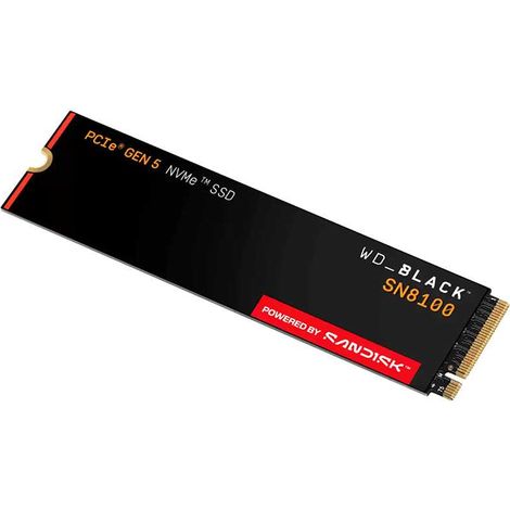 WDBLACK SN8100 8TB PCIe 5.0 NVMe M.2 2280 TLC 14900MB/s Lectura 14000MB/s Escritura 4800TBW SSD para juegos