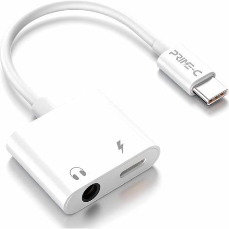 Adaptateur USB-C 1 vers 2 (fonctions audio et de charge doubles) (1/2)