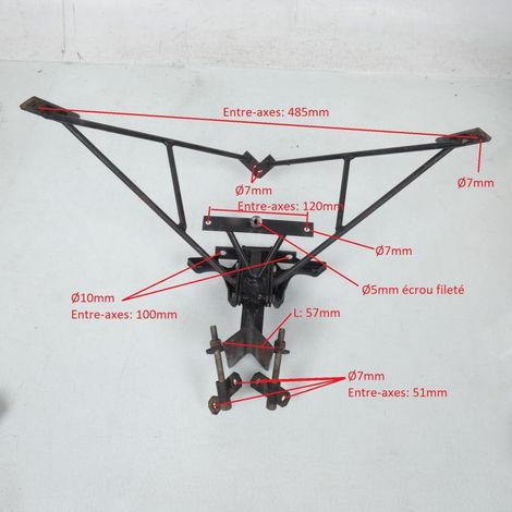 [GEBRAUCHT] [Gebrauchtprodukt] Frontverkleidungshalterung Spinne für Scooter (1/5)