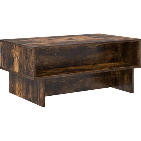 Maison Exclusive - Couchtisch Geräucherte Eiche 80 x 46 x 35 cm H