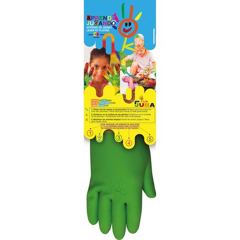 Guanto da giardinaggio in lattice per bambini Taglia 4 anni JUBA (1/3)