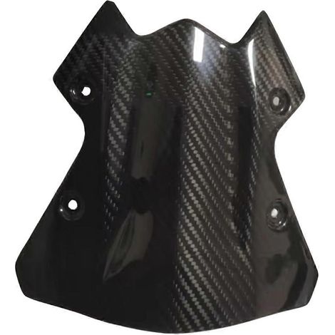 Cubierta de guía de espejo retrovisor de fibra de carbono para parabrisas delantero para Kawasaki Z900 2020 2021 2022 2023 2024 2025 2026 (1/5)