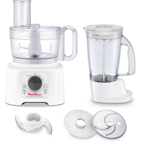 Moulinex FP542111 Double Force Compact bianco 2,2L (1/2)