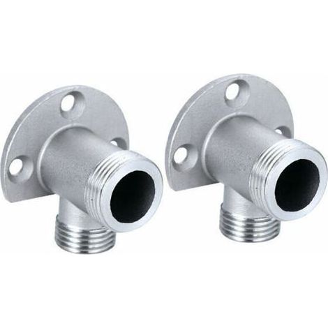 Kit d'installation pour connecter le tuyau pour robinet apparent. système de douche extérieur. mitigeur thermostatique. conversion encastré en surface (1/5)