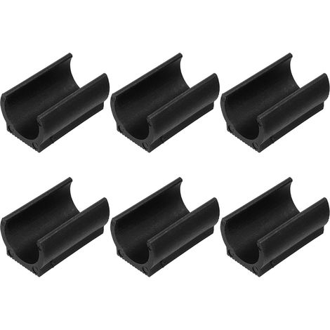 Capote Bruit en Plastique Pied de Chaise Noir Anti-dérapant Lot de 25 Pièces Protection des Pieds de Meubles pour Chaises et Trampolines (1/5)