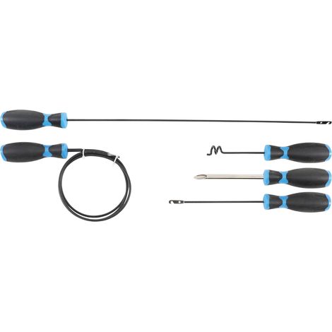 Jeu d’outils pour l’acheminement de câbles 5 pièces Kraftmann