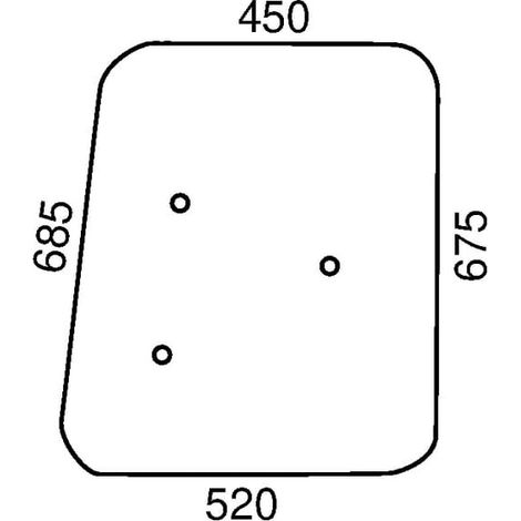 Seitenscheibe UNIVERSAL D7704 (1/2)