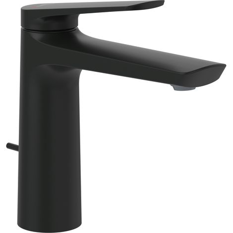 Villeroy & Boch - Miscelatore per lavabo Oasis - Nero opaco. leva singola. bocca da 114 mm. risparmio idrico. cartuccia in ceramica (1/4)