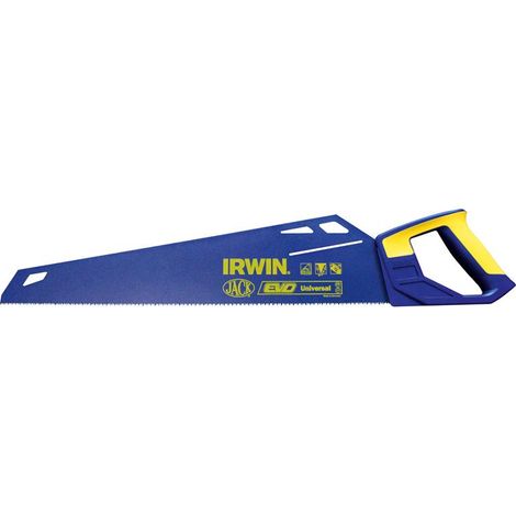 IRWIN Evo Universal Coated Hand Saw – 485mm Length, 10 TPI, Model 1965487 (1/2)