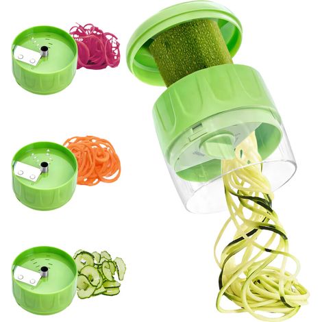 Grattugia multifunzionale in acciaio con corpo verde