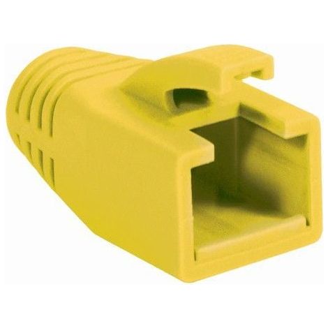 Intellinet Copriconnettore per Plug RJ45 Cat.6 8mm Giallo (1/3)