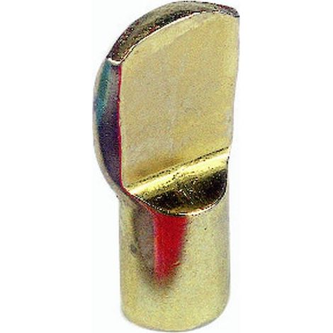Taquet d'étagère diamètre 5 mm pour douille acier laitonné - MONIN
