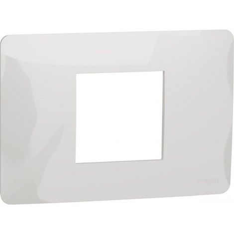 Cornice italiana 2 moduli polar New Unica Studio Schneider NU210218