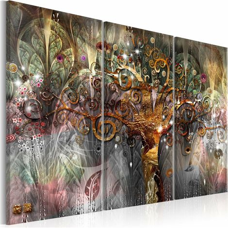 Tableau arbre d'or je - 120 x 80 cm (1/4)