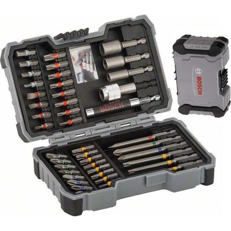 Bosch 2607017164 43 Piece Screwdriver Bit Set & Nutsetter Nut Driver In Case