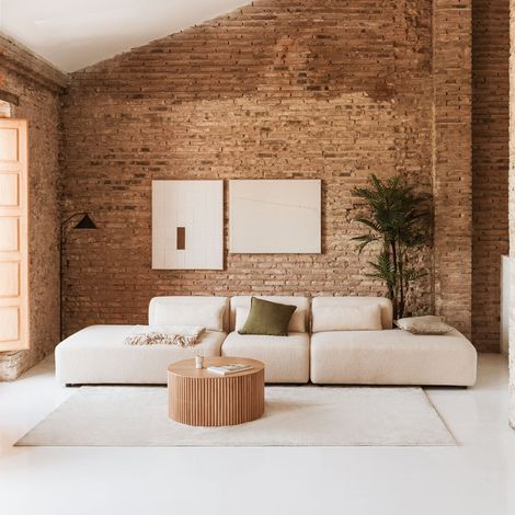 Divano chaise longue modulare in 3 pezzi Fogler SKLUM            