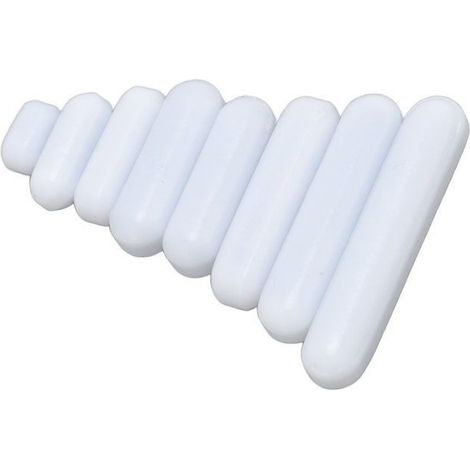Barre d'agitation magnétique Jeu de barres d'agitation magnétiques en PTFE, 8 pièces, barres de mélange electronique pour (1/4)