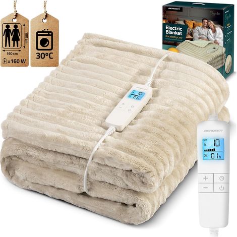 Couverture chauffante 180 x 160 cm berdsen bd 961 (1/5)