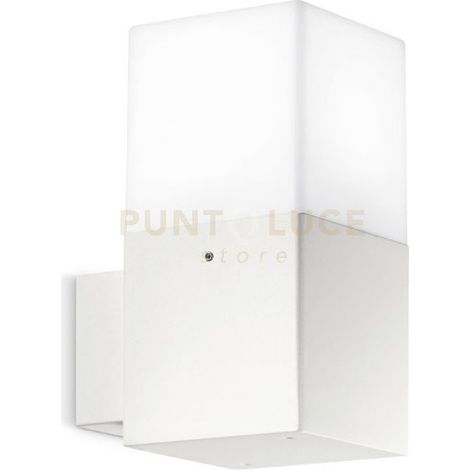 GES400- APPLIQUE PER ESTERNI BIANCO 1 LUCE ATTACCO E27 IP44