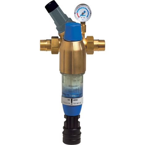 BWT Bolero HWS Stazione acqua domestica, Filtro di controlavaggio 1 1/2 pollice incl. riduttore di pressione, 10372