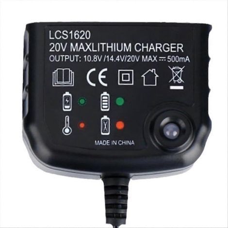 Chargeur de batterie au lithium LCS1620 pour BLACK & DECKER, chargeur de batterie rechargeable 20 V pour LBXR20 LB20 L (1/4)