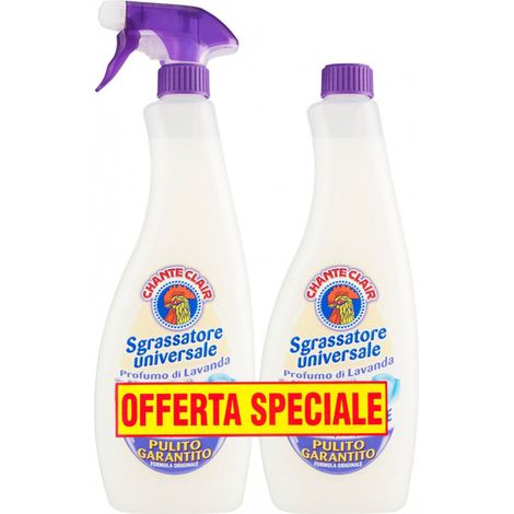 CHANTECLAIR SGRASSATORE SPRAY 700 ML CON RICARICA PROFUMO LAVANDA (1/2)