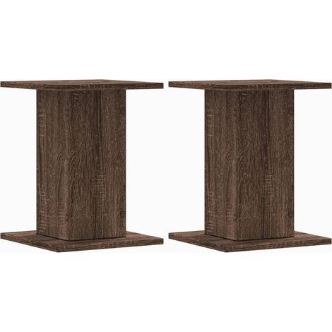Maison Exclusive - Pflanzenständer 2 Stk. Eichen-Optik 30x30x40 c (1/5)