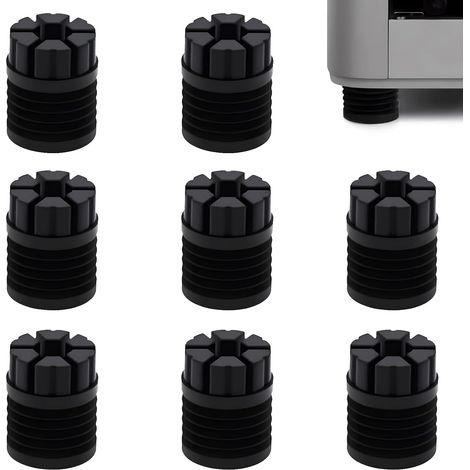 Pieds Anti-Vibration pour Bambu Lab X1 / X1C / X1E / P1P / P1S – Lot de 8 Pieds Amortisseurs en Silicone, Réduction du Bruit & des Vibrations (1/5)