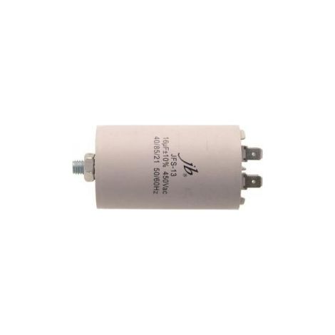 Condensador Trabajo Motor 16uF 450Vac 40x70mm FASTON Y M8  12AG010