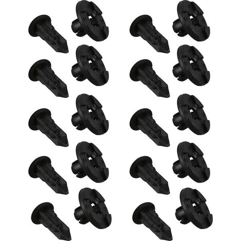 10 clips de fixation en plastique de 8 mm pour -- (1/5)