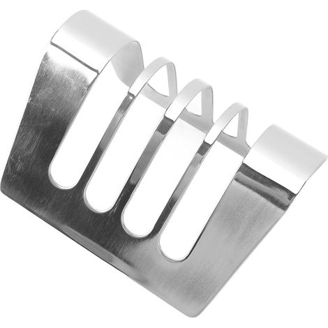 Support à Toast en Acier Inoxydable Vintage, Facile à Nettoyer, Résistant à la Rouille, Râtelier à Pain pour Cuisson, Style 2, 12,3x7,7 cm (1/5)