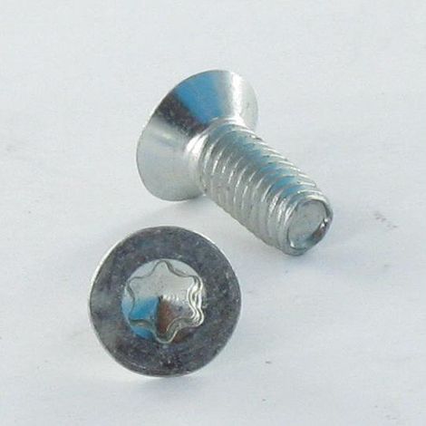 Vis autotaraudeuse Tête fraisée 3X10 TORX T10 Acier zingué microvis-10 pièces