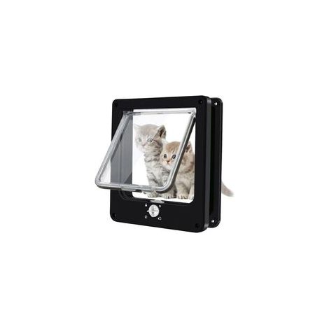 EASYCOMFORT Porte pour animaux - Chat, Chien, Trou d'écran en verre avec commutateur rotatif (1/4)