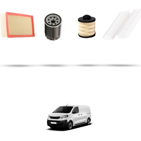 Kit tagliando 4 filtri compatibile con Peugeot Expert III (K0) 2.0 BlueHDI 90kw dal 2016 (1/5)