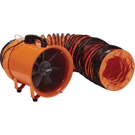 230V 12-Inch (300mm) Air Mover Ventilator with 350W Power - Draper Model 20046