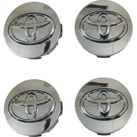 enjoliveurs, enjoliveurs de jantes en alliage, enjoliveurs de roue de rechange en plastique pour Corolla Camry Yaris Reiz Vios (62 mm)