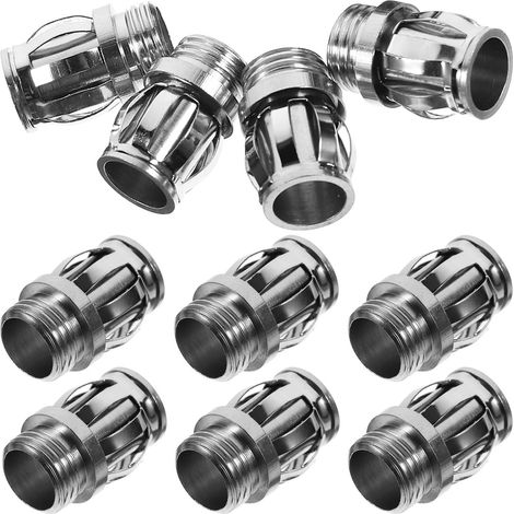 Support pour Douille G4 en Fer et Cuivre M10 Fileté 10 Pièces, Installation Facile, Diamètre Extérieur 10mm, pour Fixation Lampe à Pince et Éclairage Domestique (1/5)