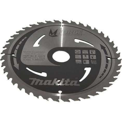 Makita Kreissägeblatt M-FORCE 210/30 mm, 40 Zähne, 1,4 mm, Holz