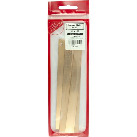 Timco Slate Straps - Copper (150 x 13mm) (10 Pack)
