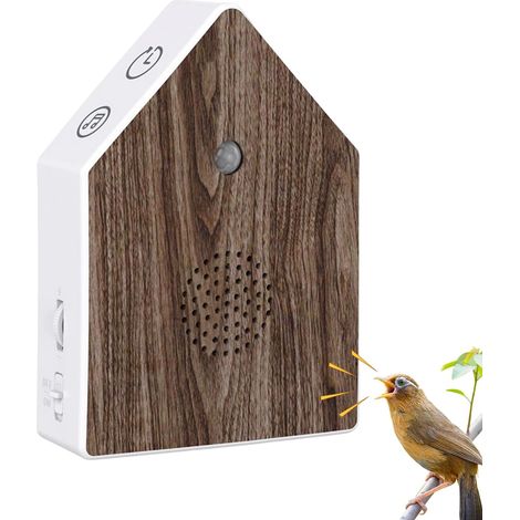 Machine à bruit blanc portable avec chant d'oiseaux, appareil à sons d'oiseaux, sons relaxants de la nature, enceinte relaxante à détecteur de mouvement, pour la maison, le bureau ou l'hôtel-AquaForge (1/5)