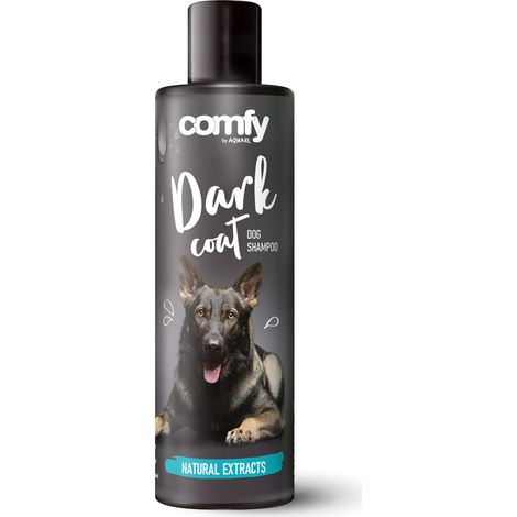 Champú para perros negros y de pelo oscuro, realza el color, 250 ml.