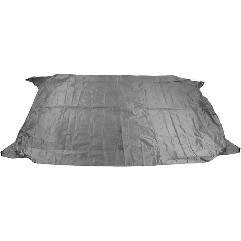Table de tennis grise, housse imperméable anti-poussière pour extérieur, protection soleil et pluie pour patio et cour, couvre-table carrelé.