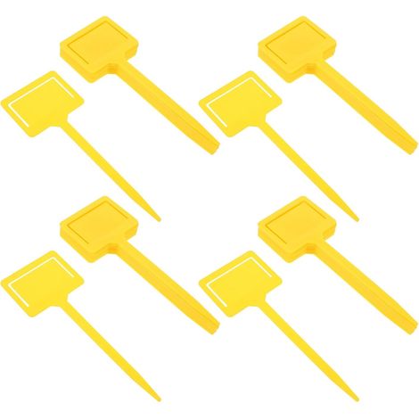 pour Plantes en Plastique pais Jaune 50 Pcs Marqueurs R (1/5)