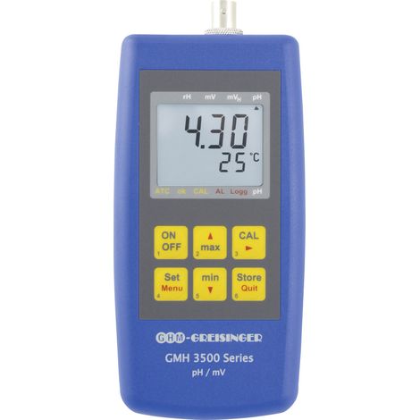 Greisinger GMH 3511 Kombi-Messgerät pH-Wert, Redox (ORP), Temperatur (1/2)
