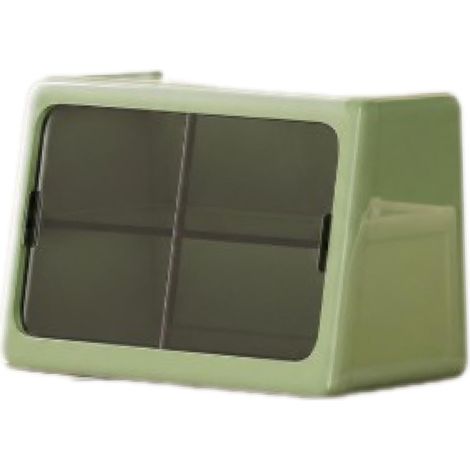 Porta tazze da caffè, espositore per tazze da tè, porta spezie, contenitore antipolvere per la cucina, decorazione per la casa, verde (1/5)