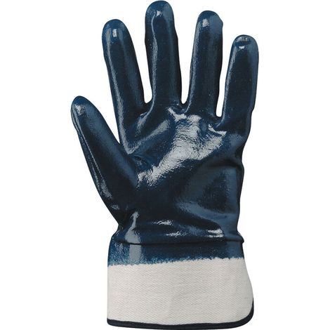 GUANTI PALMO E DORSO RICOPERTO IN NITRILE BLU- 12,0 paia