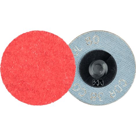 PFERD TOOLS COMBIDISC Keramikkorn Schleifblatt CDR Ø 38 mm CO-COOL80 für Stahl und Edelstahl 100 Stk (1/4)