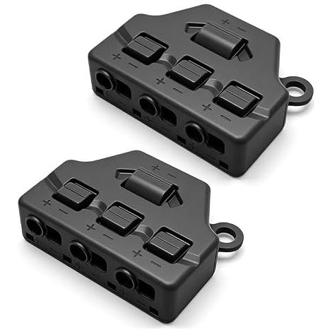 Bloc De Jonction À Encastrement 6 Ports Et 3 Ports Pour LED Conception compacte à encastrement avec 3 ports de sortie pour éclairage LED, fixation par vis sur surface pour gagner de (1/5)